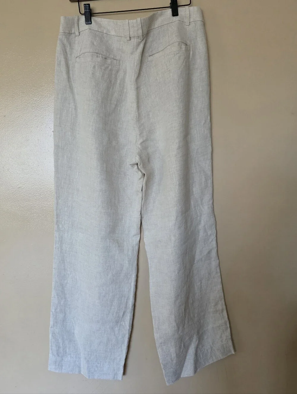 Banana Republic HighRise Relaxed Straight Linen 12 Pants Quiet Luxury EuroSummer